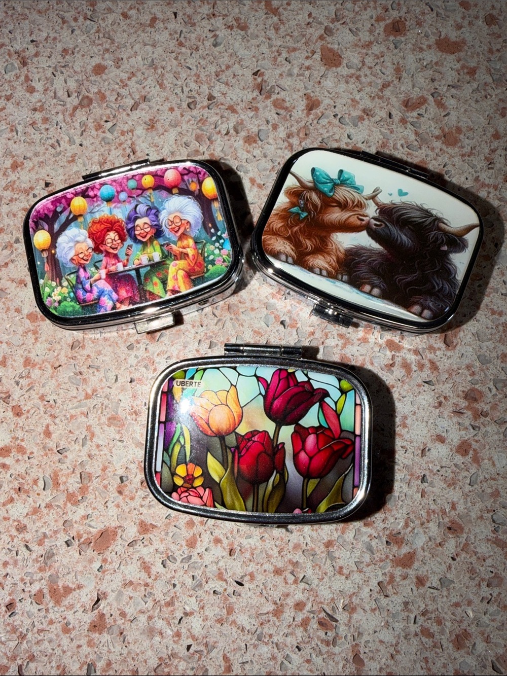 Colorful Pill Case - Multi-Color - Pick one